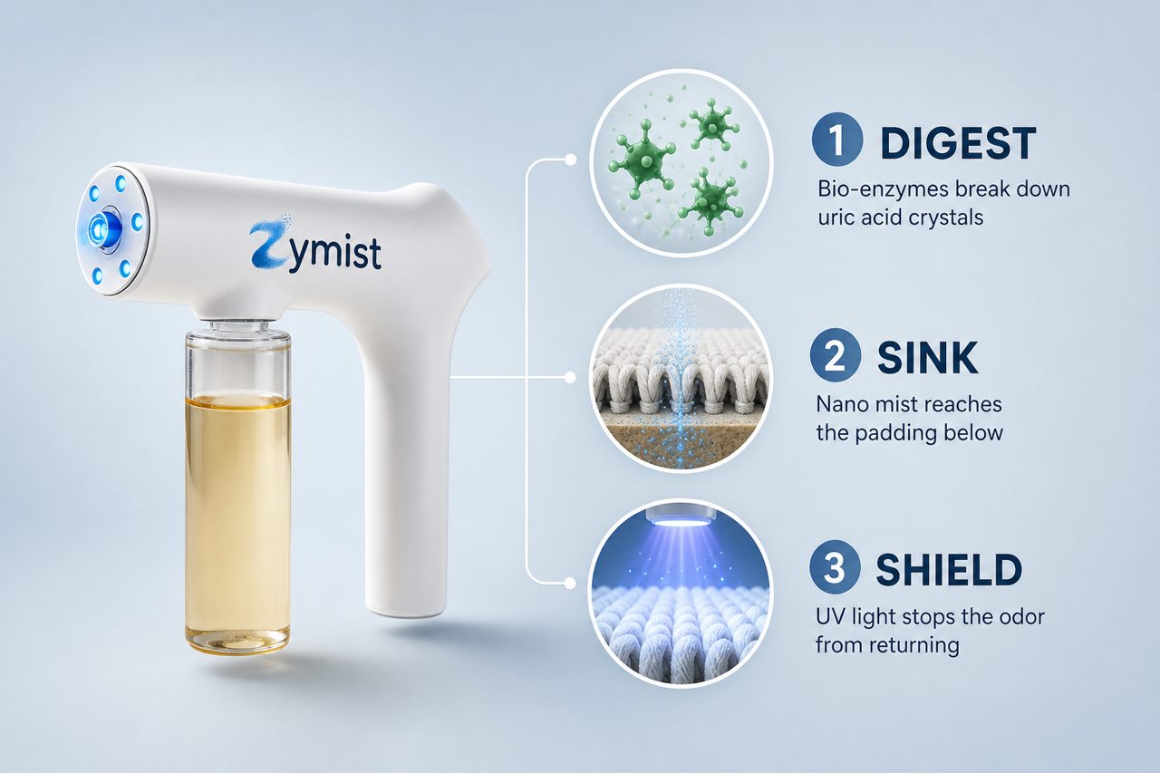 Zymist 3-stage system: Digest, Sink, Shield